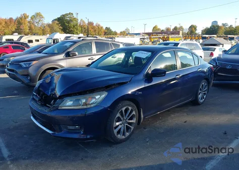 2014 Honda Accord Sport z USA, uszkodzony, nr VIN 1HGCR2F5XEA027095